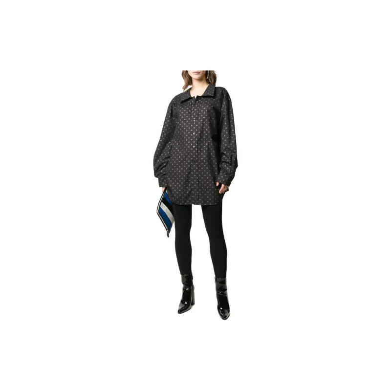 Balenciaga Leggings Slim Fit Women's Black-1
