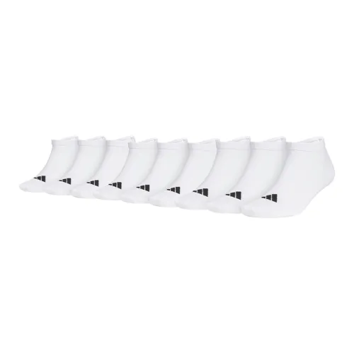 Adidas Ankle Socks Unisex 9 Double Loads White