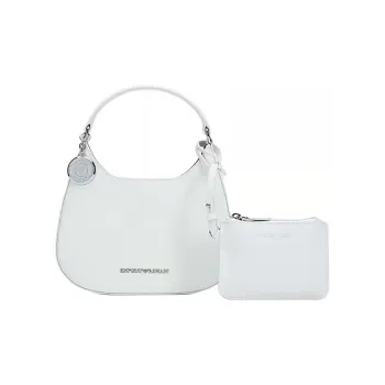 EMPORIO ARMANI Pu Synthetic Leather Shoulder Bag, Crossbody Bag, Handbag Mini Women's White