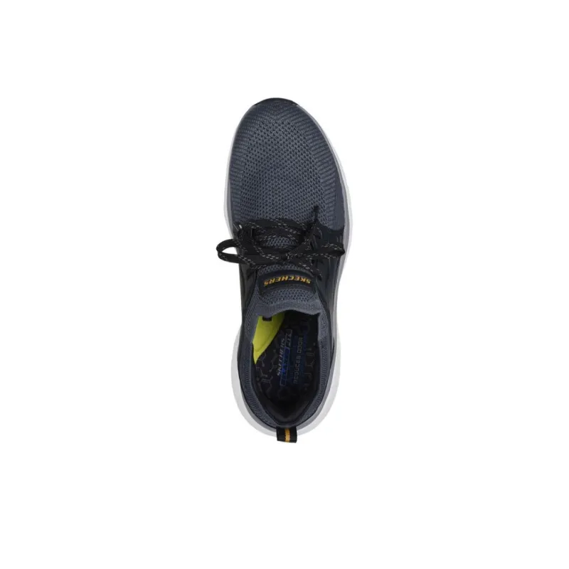 Skechers Relaxed Fit Anti Slip Wear Resistant Low Top Casual Shoes Men's Black-2