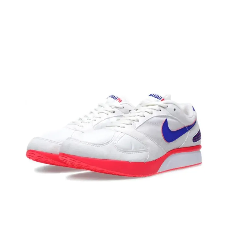 Nike Wear-Resistant Low-Top Running Shoes Unisex White Pink-3