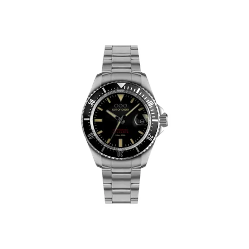 OUT OF ORDER Wrist Watch Automatic Mechanical Movement Black Dial Men's Watches