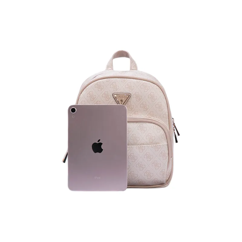 GUESS Synthetic Leather Backpack Regular Women's Pink-1
