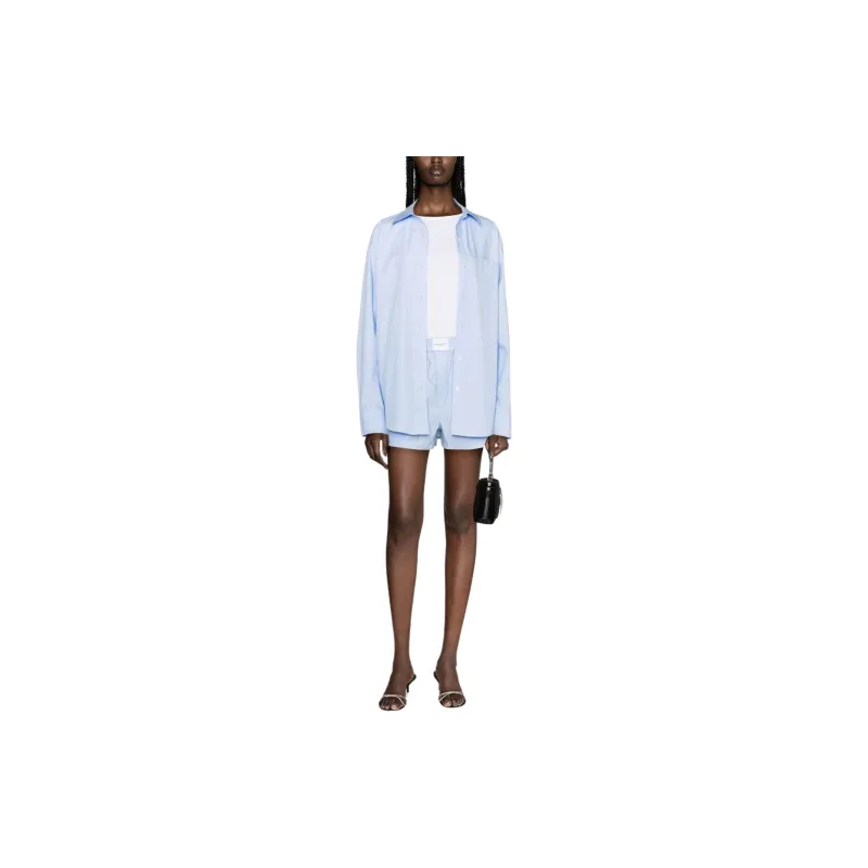 Alexander Wang Logo Patch Elastic Waist Shorts-1