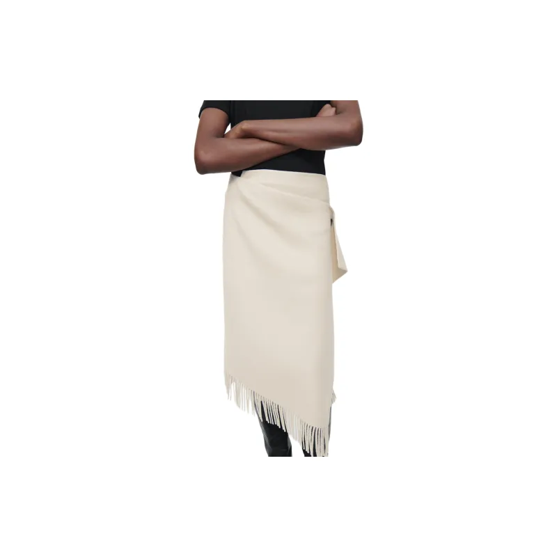 COS Casual Long Skirts Women's White-1