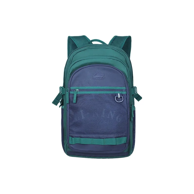 LiNing Polyester Backpack Unisex Green-1