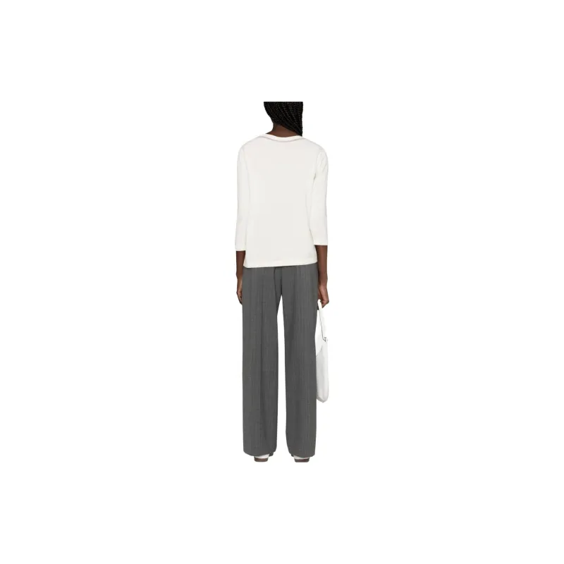 Fabiana Filippi V Neck Embellished Jumper-2