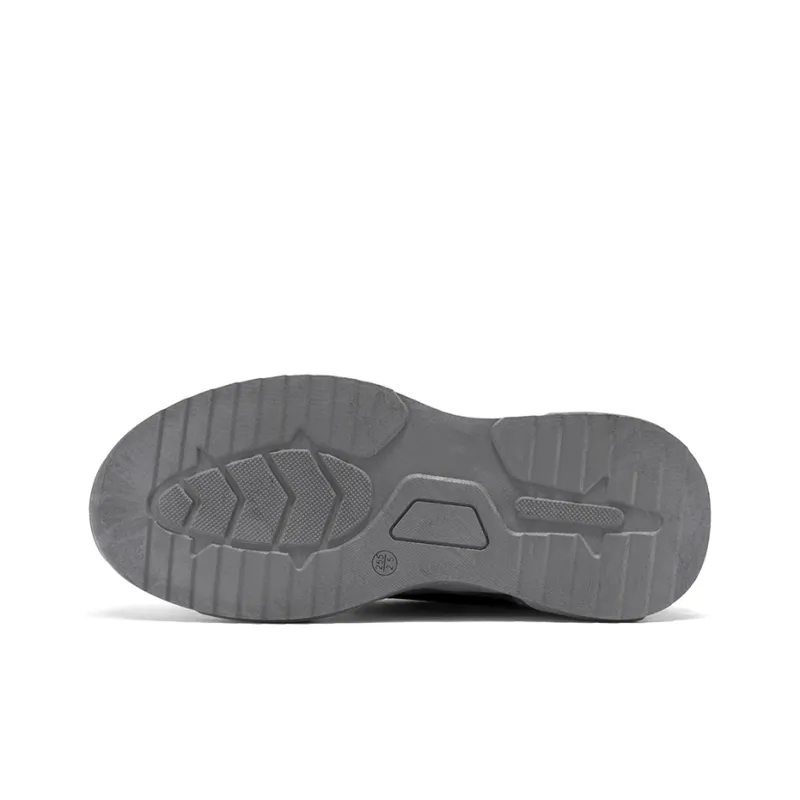 Warrior Wear resistant, Lightweight, Breathable, And Non slip. Low Top Chunky Sneakers Men's Dark Gray Black-4