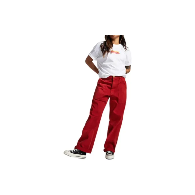 Converse T Shirts Women's White-4