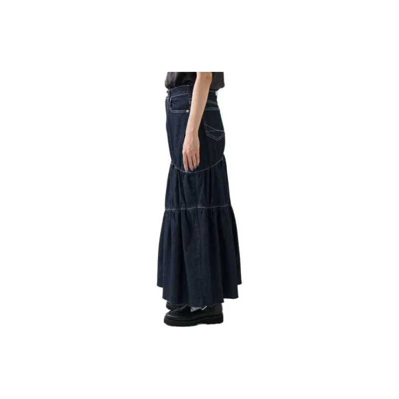 FREAK'S STORE Denim Long Skirt Women's-2