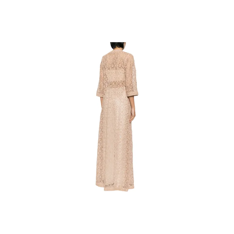 ELIE SAAB Macramé Long Cardigan-2