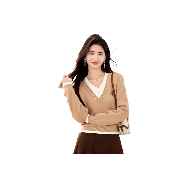 La Chapelle Knitwear Women's Khaki-4
