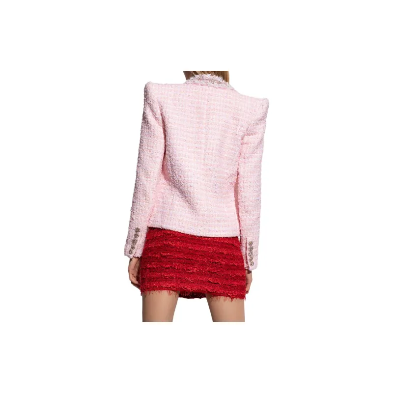 BALMAIN Jackets Coats Women's Pink-3