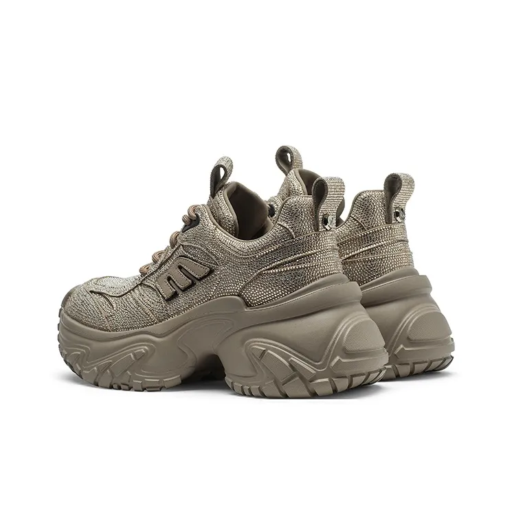 Coup De Foudre Cushioning Height Increasing Low Top Chunky Sneakers Women's-7