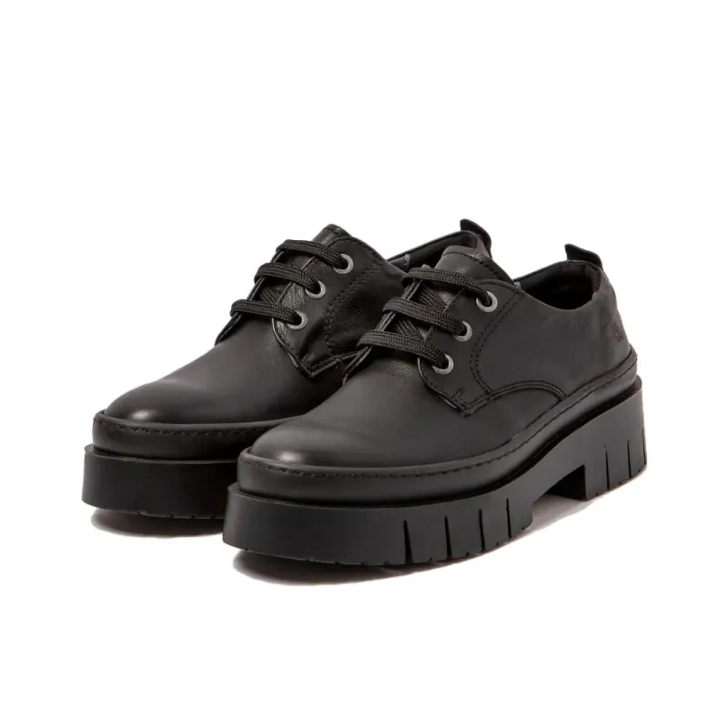 Art Casual Single Shoes 5cm Women's Black-1