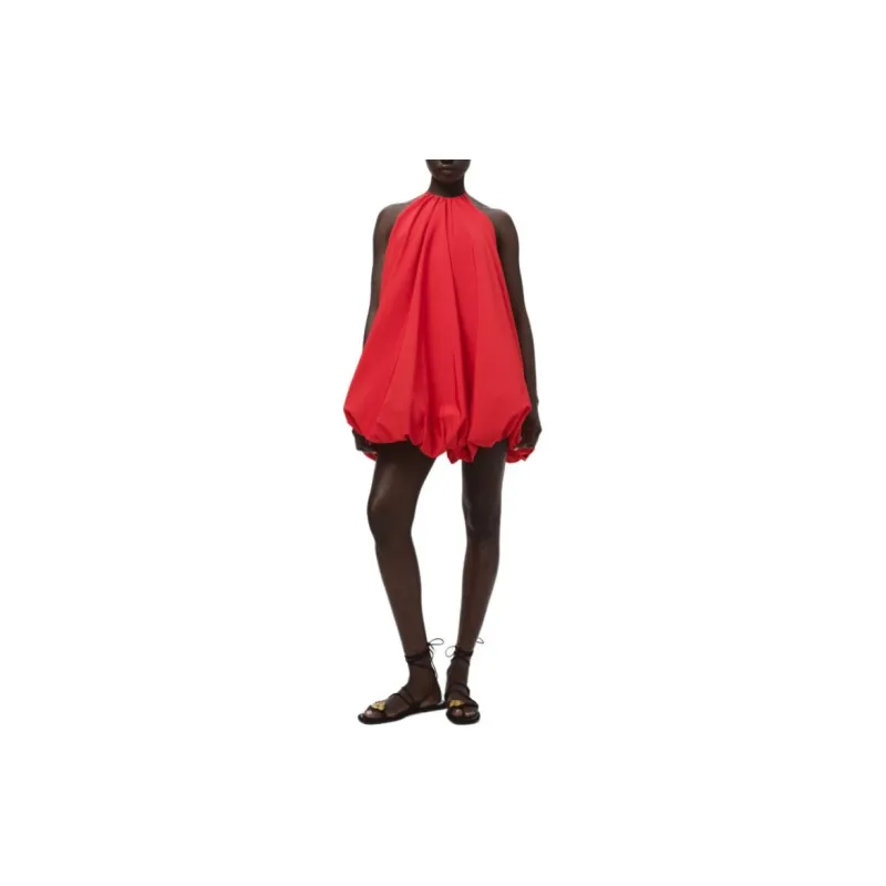 ZARA Slip Dresses Women's Red-2