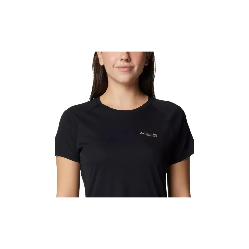 Columbia Raglan Sleeve T Shirt Women's Black-3