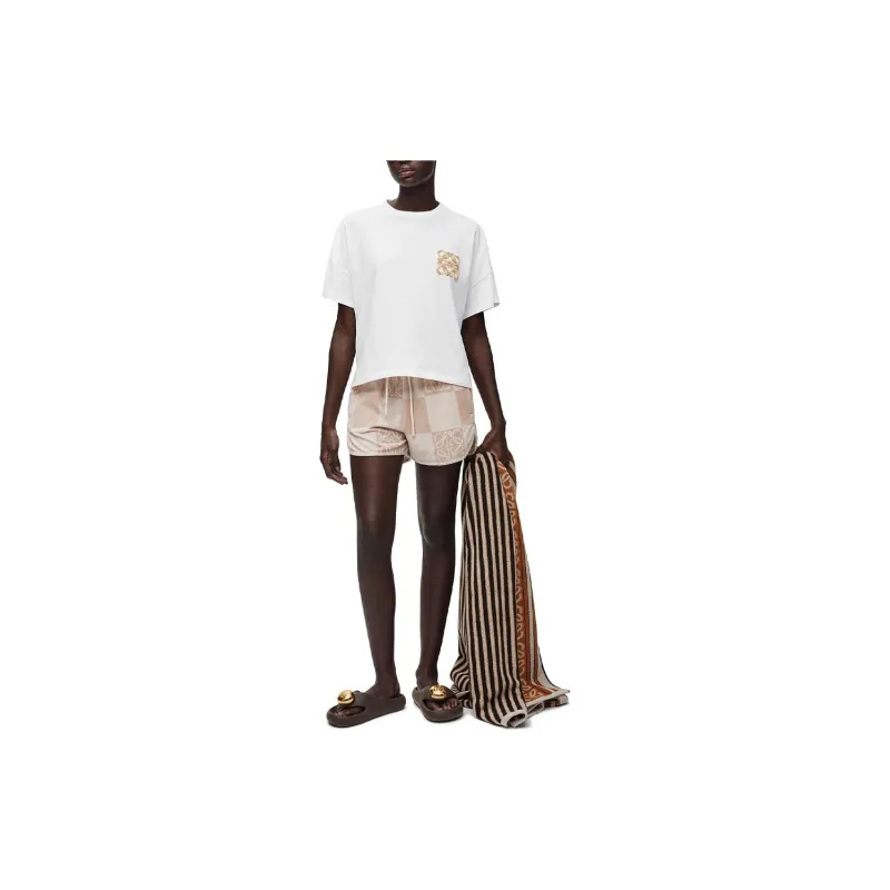 LOEWE Boxy Fit T Shirt 'White'-1