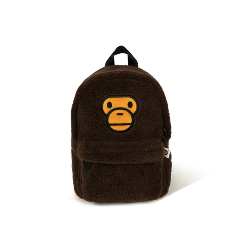 BABY MILO STORE BY A BATHING APE Fabric Backpack Regular Unisex Light Brown/Dark Brown-4