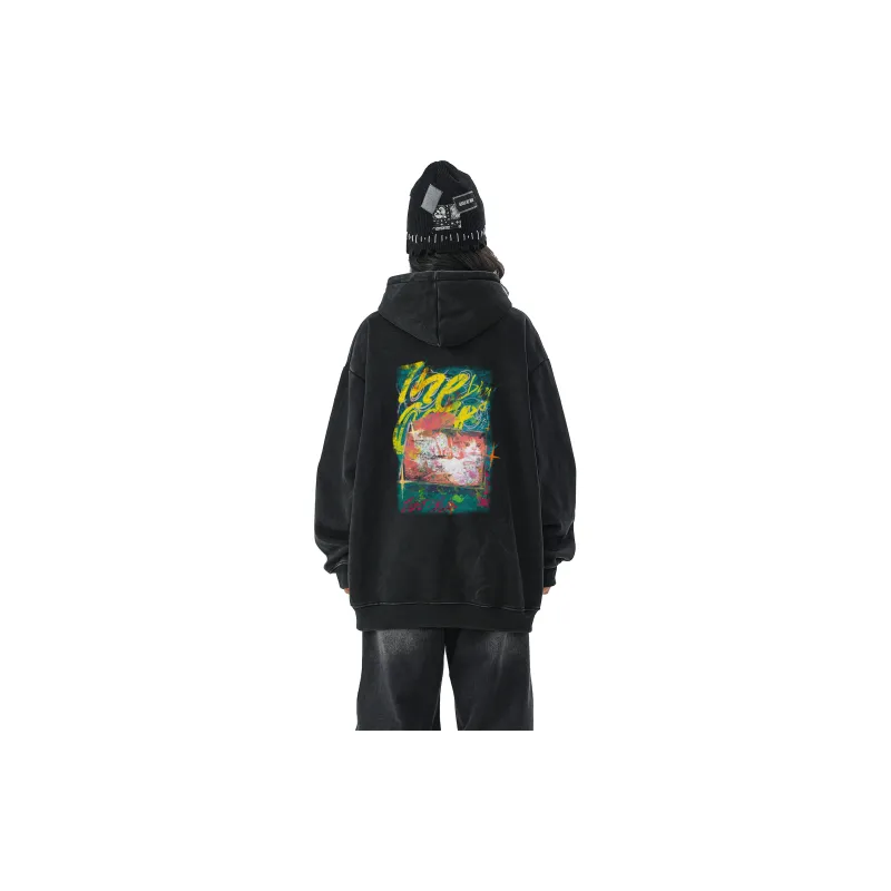 FAKE VINTAGE Sweatshirt Unisex Black-2