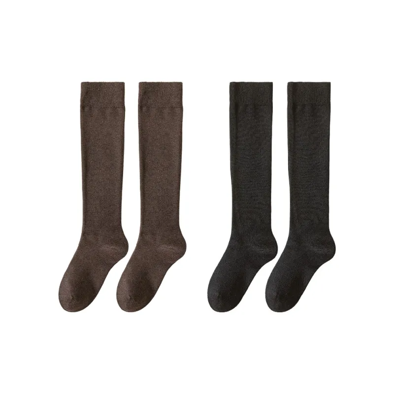 MIIOW Knee High Socks Women's Combo Set-0