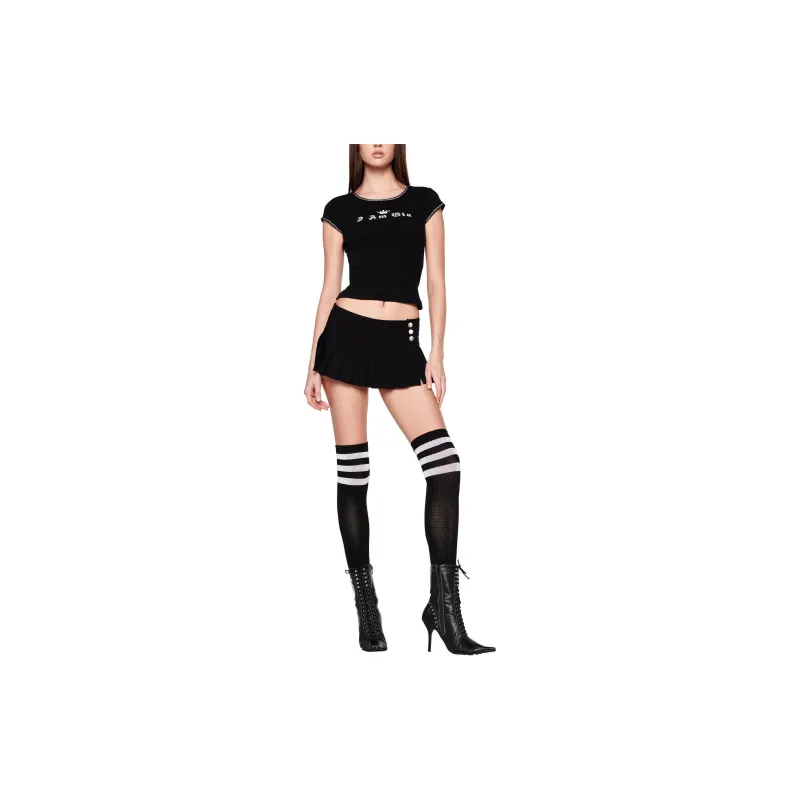 I.AM.GIA T Shirt Women's BLACK/Black-2