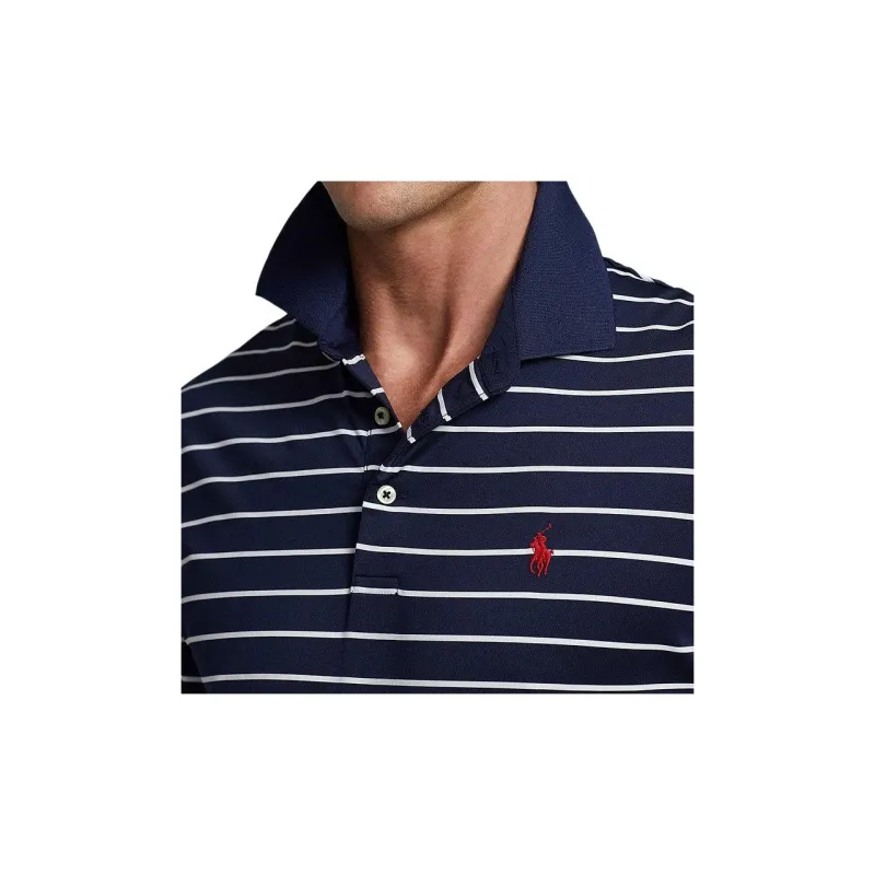 Polo Ralph Lauren Polo Shirt Men's Navy Blue White-4