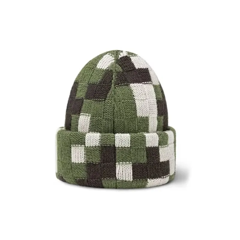 LOUIS VUITTON Wool Beanies Unisex Green-2
