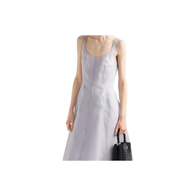 PRADA Sleeveless Dress Women's Purple-3