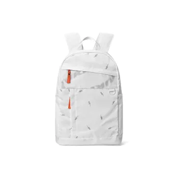TURN UP Nylon Water-Repellent Backpack Laptop Bag Regular Unisex White