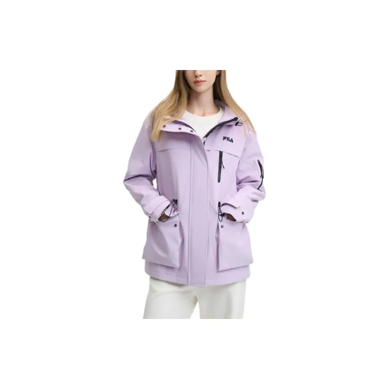 FILA Puffer Jacket Women's Bell Purple-1