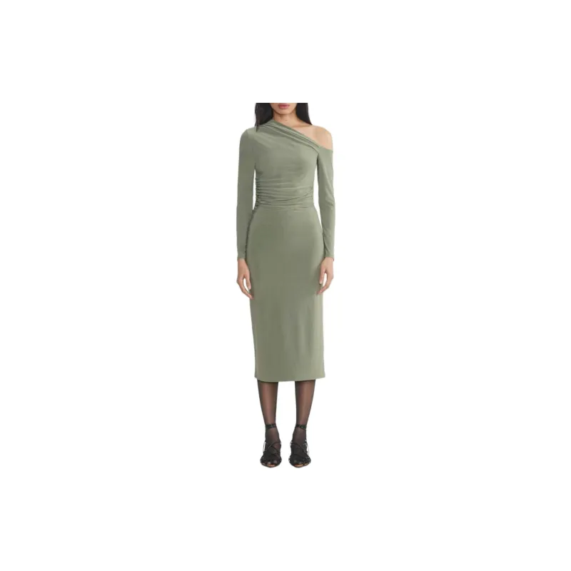 ARITZIA Wilfred Brielle Dress Long-Sleeved Dresses Women's Smoky Sage-2