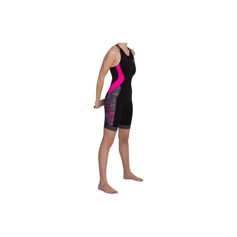 Speedo FASTSKIN XENON One-piece Swimsuit Women's Black/Pink-1