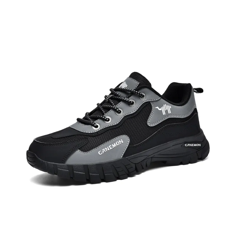 Pilot the camel Outdoor Shoes Men Low Top Black/Army Green/Brown-1