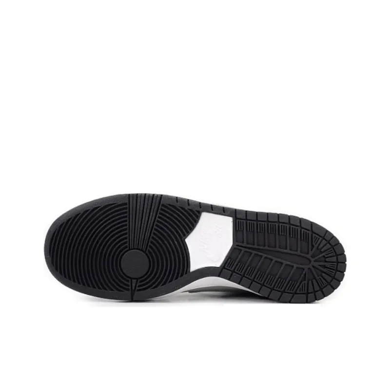 Nike Sb Dunk Mid Black Silver-3