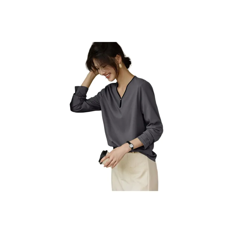 XWI T Shirts Women's Dark Gray-1
