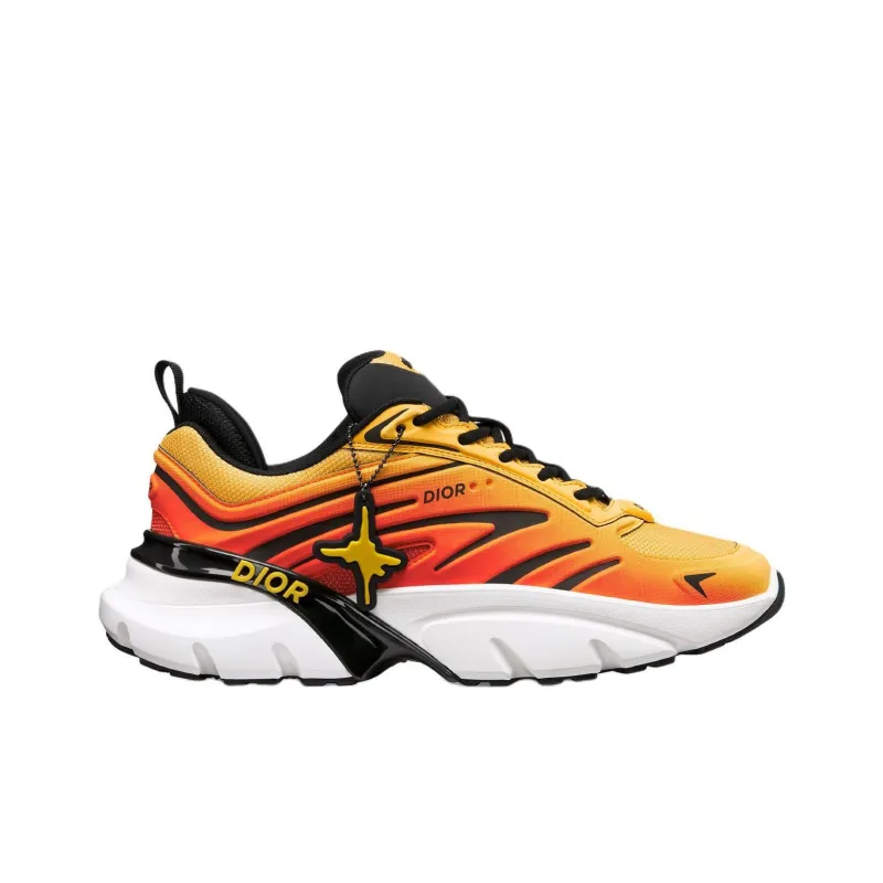 DIOR AND LEWIS HAMILTON B44 Blade Low Top Casual Shoes Men's Orange Limited Edition Numbered Edition-1