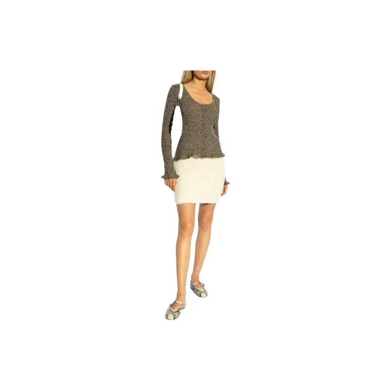 Blumarine Textured Mini Skirt-2