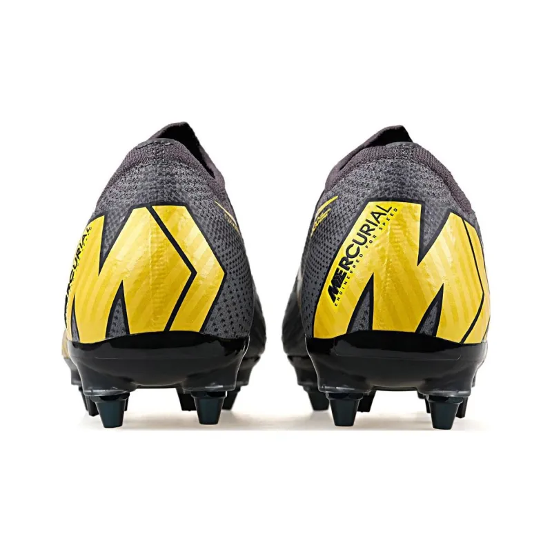 Nike Mercurial Vapor 12 Soccer Shoes Men Low-Top Gray/Yellow-3
