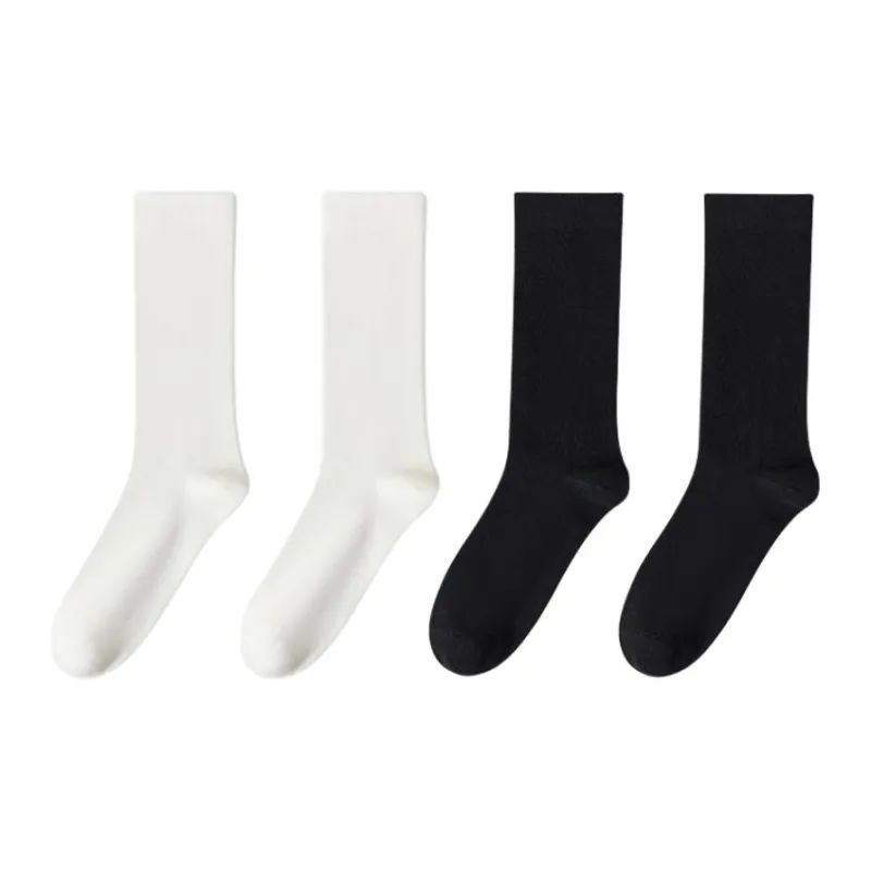 MIIOW Mid Calf Socks Women's 4 Pack-9