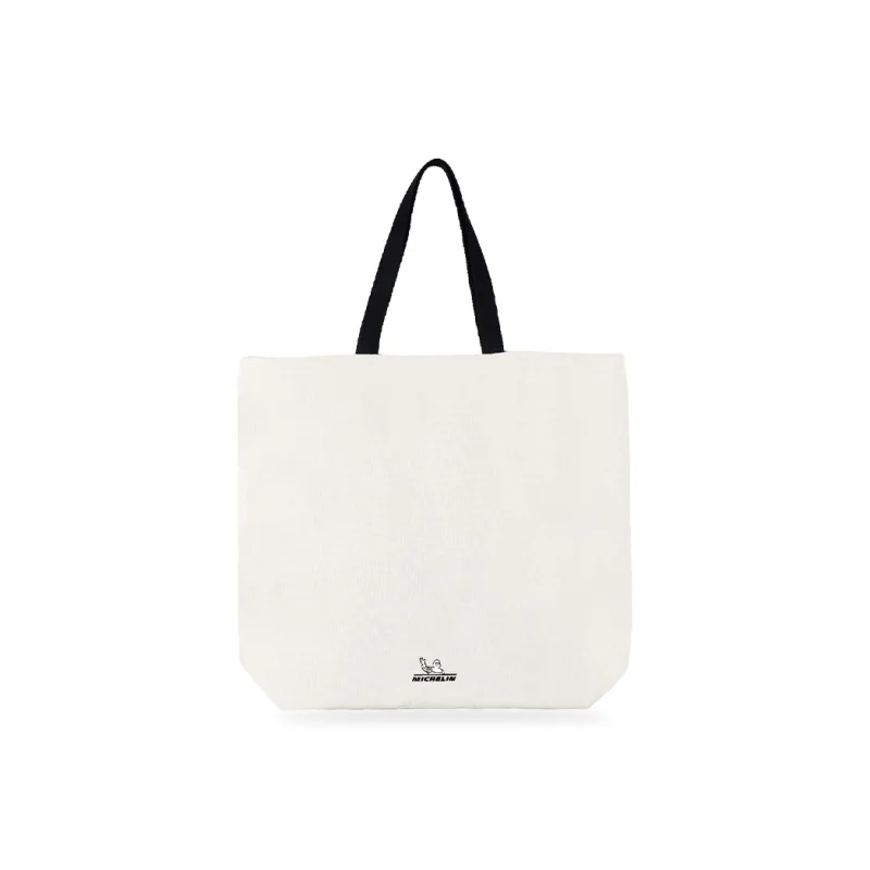 Michelin Canvas Tote Bag Shoulder Bag Regular Unisex White-3