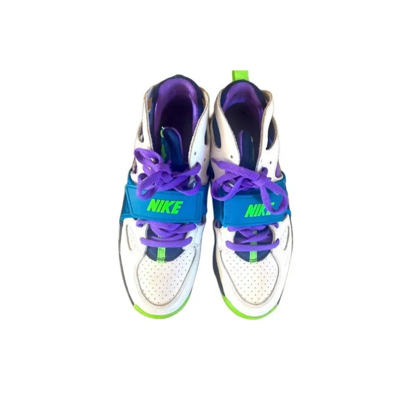 Nike Air Trainer Huarache Blue Void Psychic Purple Scream Green PS-4