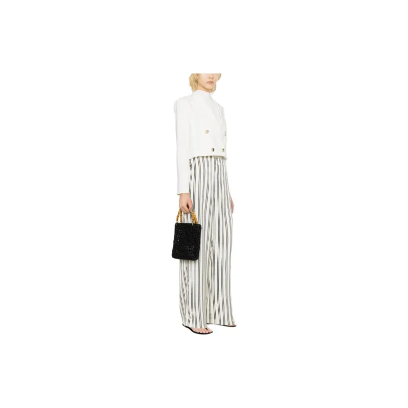 PINKO SS23 Business Suit Coat Women's White-3
