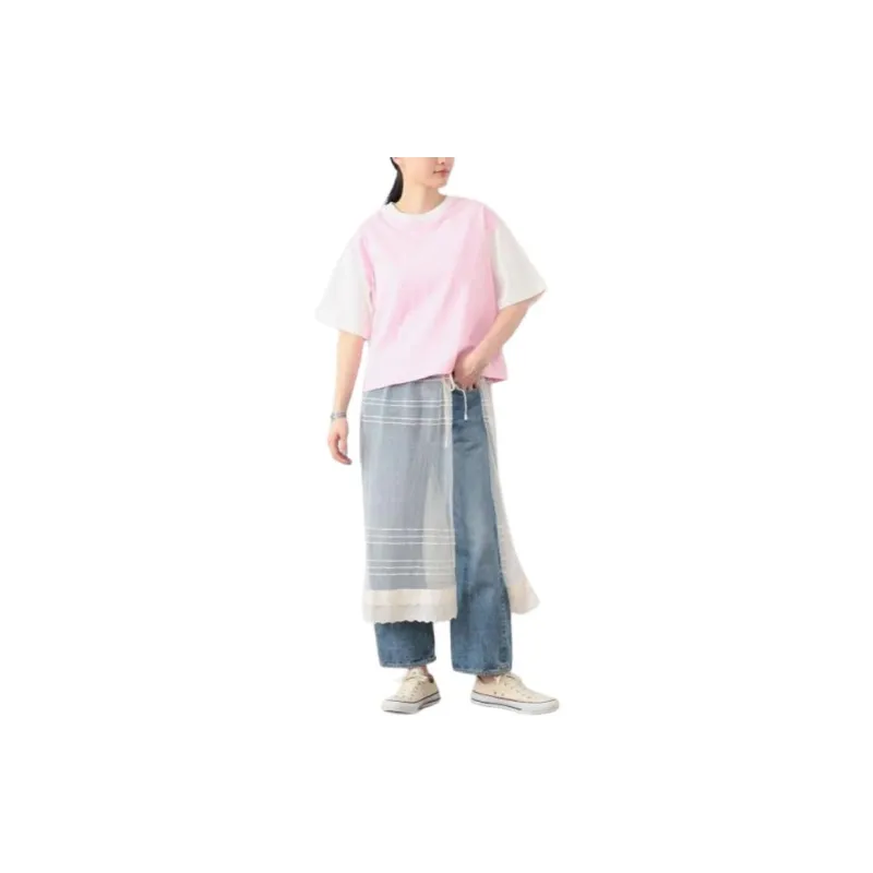 Beams Bespoke 2 Tone & Crazy T-Shirt T-Shirt Women's-8