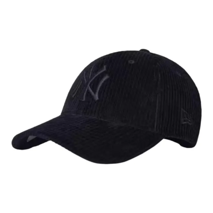 New Era Cotton Baseball Caps Unisex Black-0