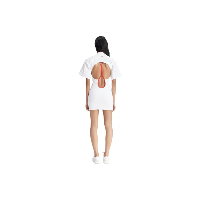 Jacquemus X Nike Short-Sleeve T-Shirt Dress 'White'-2