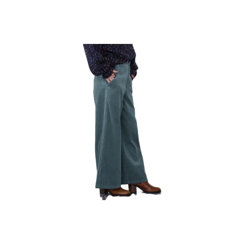 Beams Casual Pants Women's Green-4