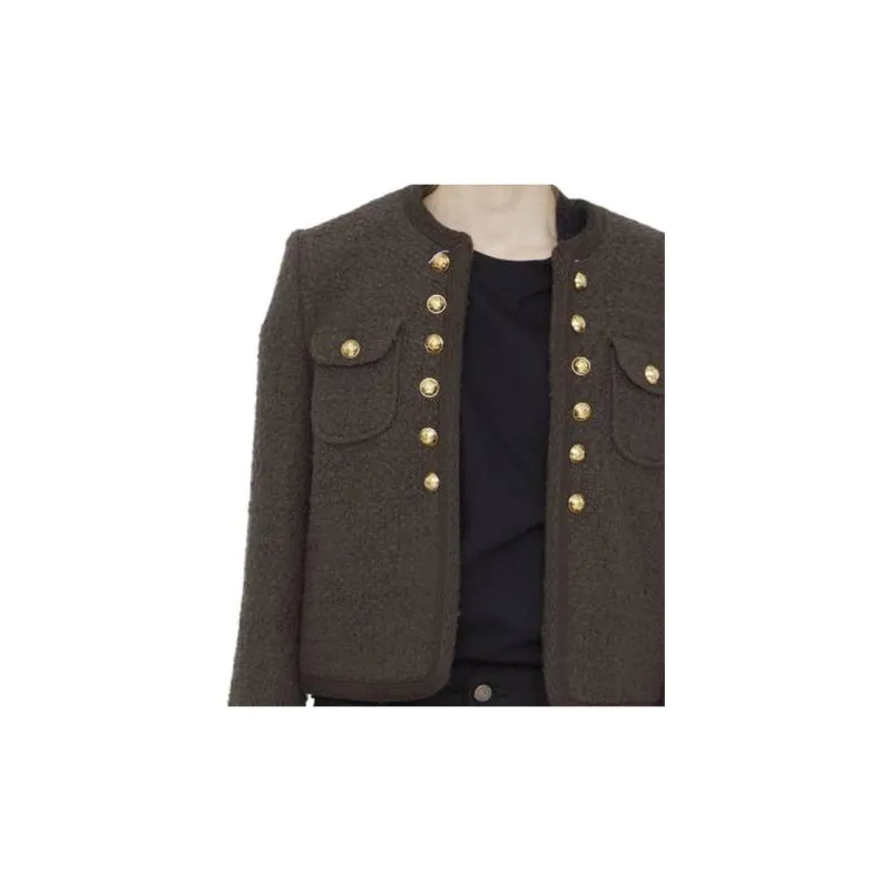 CELINE Jackets Women's Brown-4