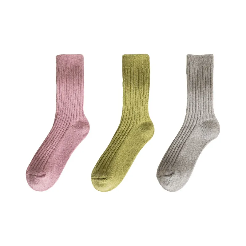 MIIOW Mid Calf Socks Women's Combo Set-13