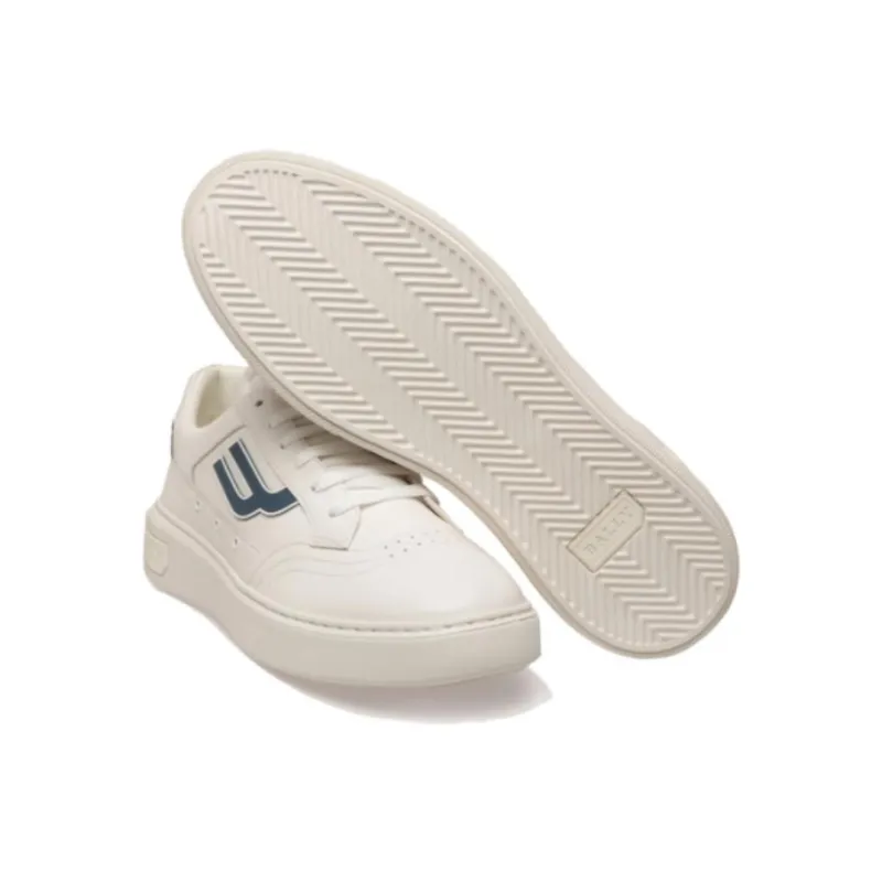 BALLY Embossed-Logo Leather Sneakers-4